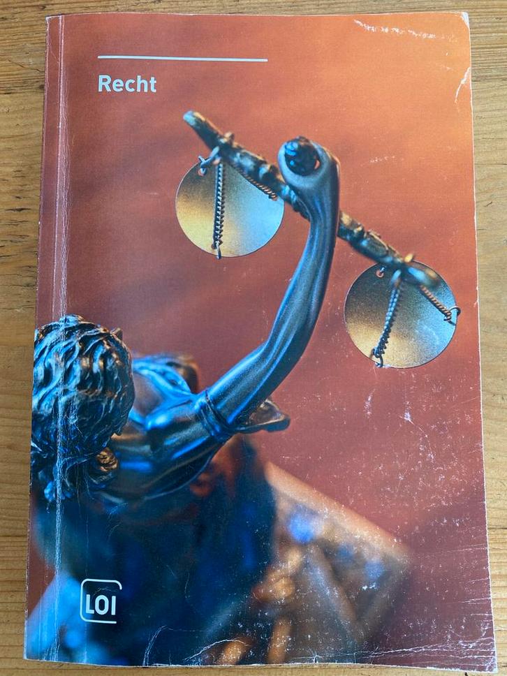 Recht Studieboek LOI, Boeken, Studieboeken en Cursussen, Gelezen, Overige niveaus, Gamma, Verzenden