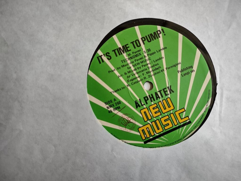 Maxi single - Alphatek - It's time to pump !, Maxi-single, Dance, Ophalen of Verzenden, Zo goed als nieuw