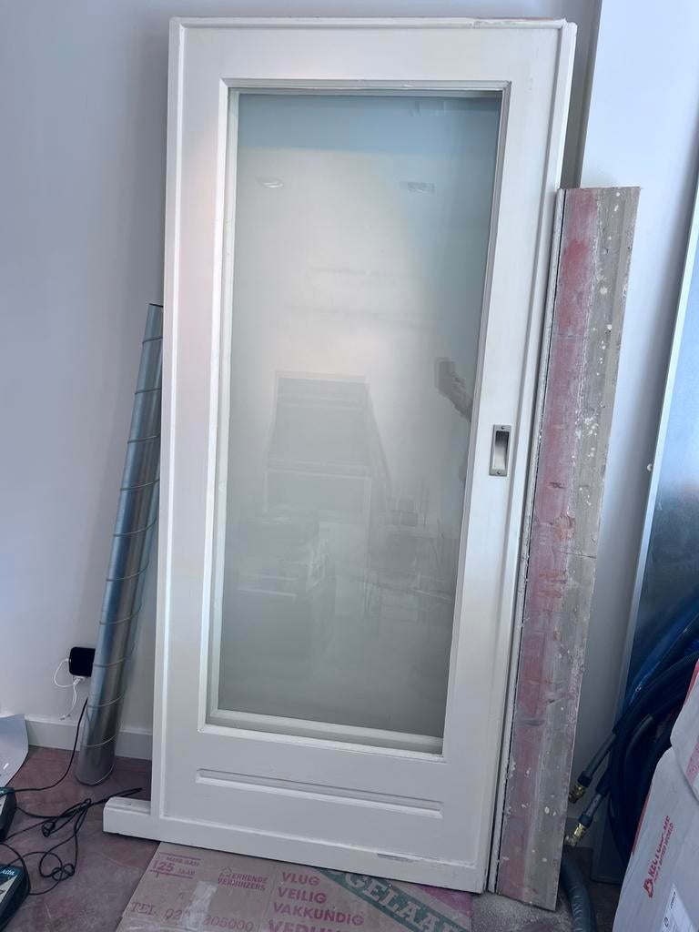 Serredeuren, Doe-het-zelf en Verbouw, Deuren en Horren, Ophalen, Gebruikt, 80 tot 100 cm, Binnendeur