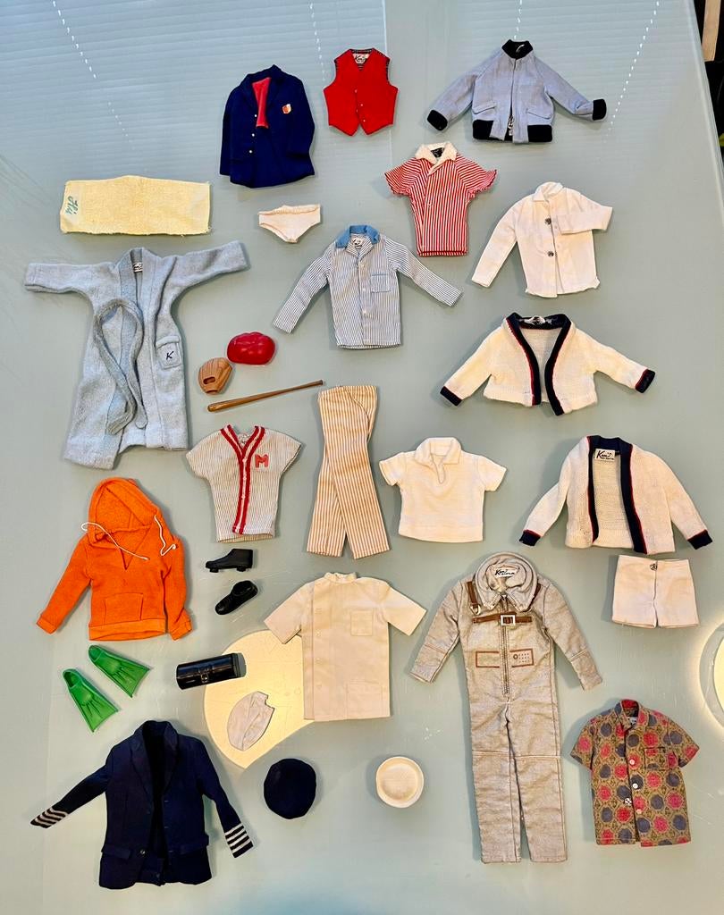Barbie Ken Vintage 60’s kleding, Verzamelen, Poppen, Ophalen of Verzenden, Gebruikt, Kleertjes