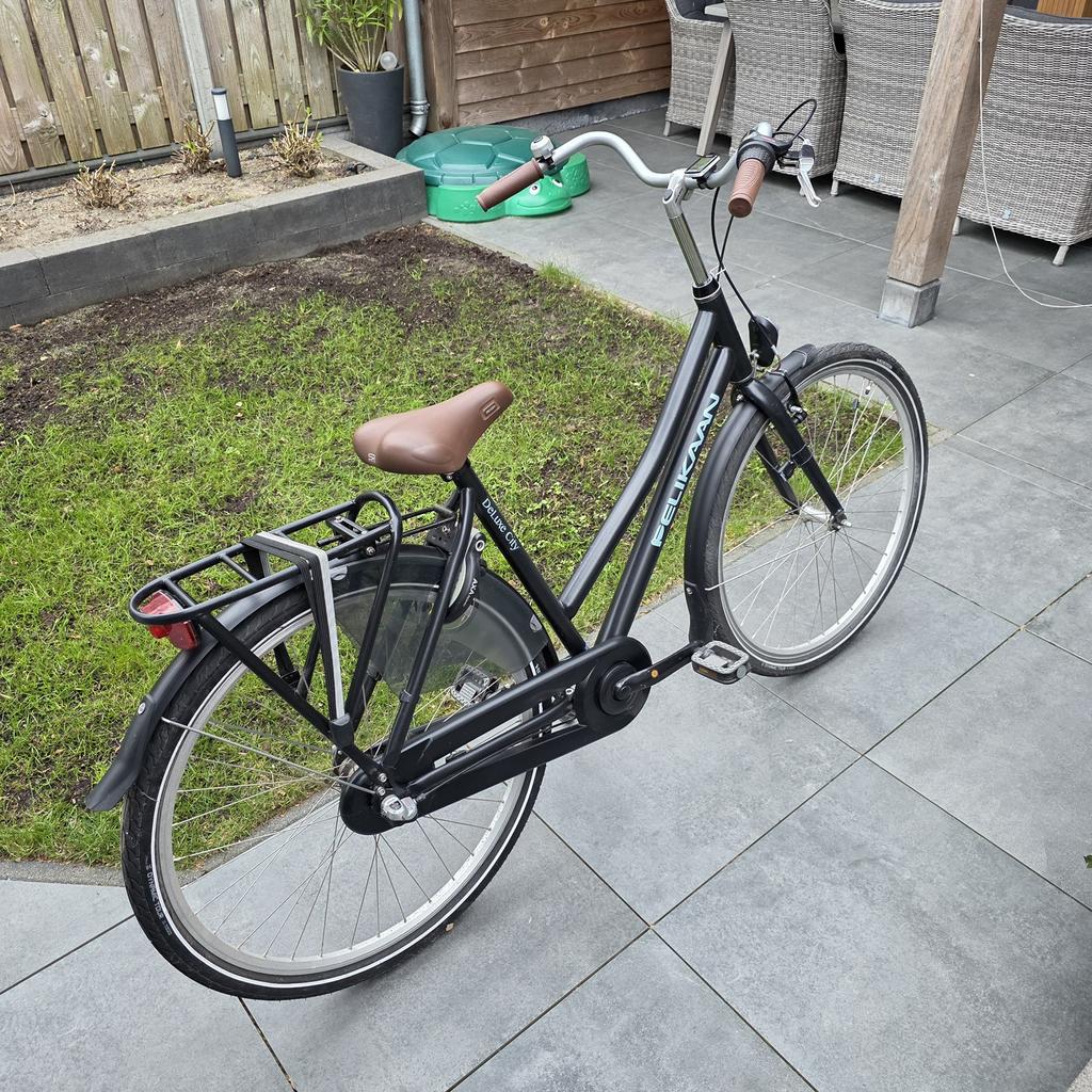 Damesfiets 28 inch - 48/49 cm frame, 47 tot 50 cm, Ophalen, Gebruikt, Versnellingen