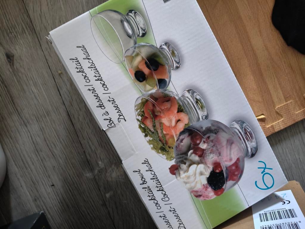 Glaasjes, Huis en Inrichting, Keuken | Servies, Nieuw, Ophalen of Verzenden, Overige stijlen, Glas