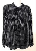 Purdey zwart/wit blouse maat 44[dmv], Kleding | Dames, Ophalen of Verzenden, Zo goed als nieuw, Maat 42/44 (L), Zwart