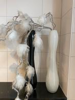 Set van 2 Vazen: Zwart en Wit Design, Ophalen, Overige materialen, Zwart, Zo goed als nieuw