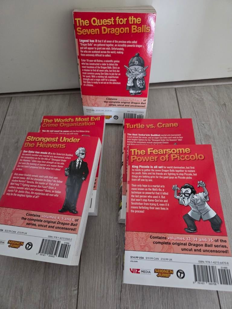 Dragonball stripboeken, Boeken, Meerdere stripboeken, Ophalen, Gelezen