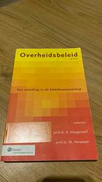 Overheidsbeleid 9e druk, Diverse auteurs, Zo goed als nieuw, Beta, HBO