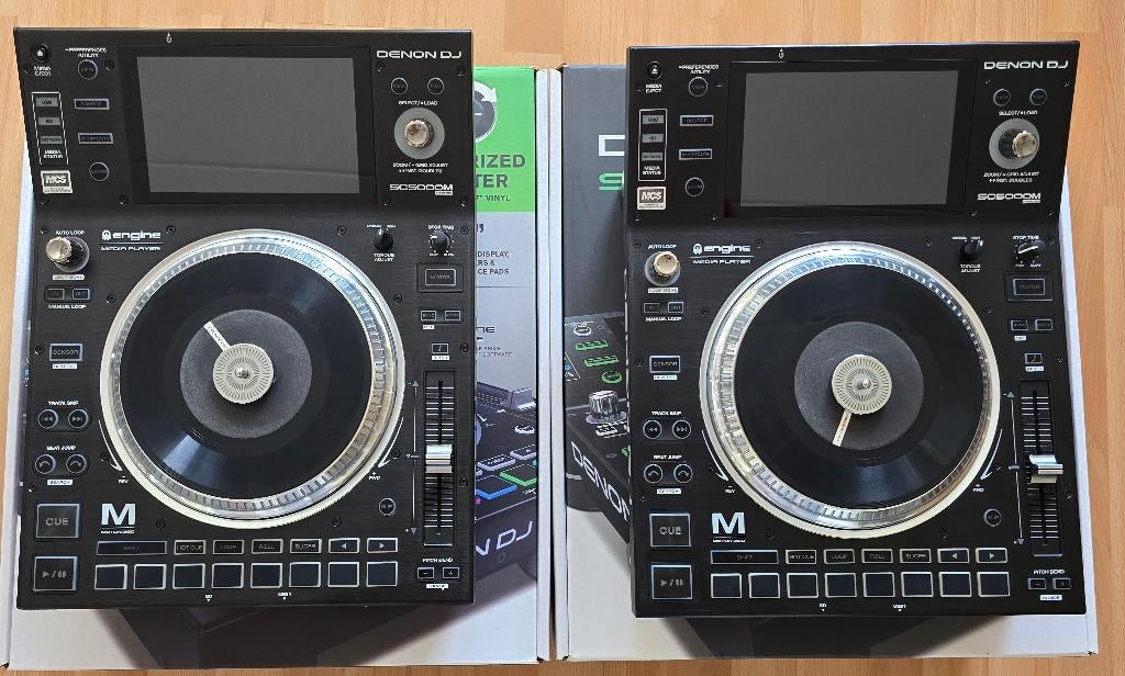 2x Denon DJ SC5000 M ZGAN te koop., Ophalen of Verzenden, Zo goed als nieuw, Draaitafel, Denon