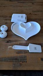 Riviera maison hart taartschep schaaltje, Ophalen, Zo goed als nieuw