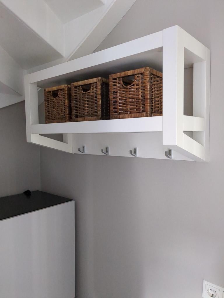 Kapstok met 3 mandjes - GRATIS, Huis en Inrichting, Woonaccessoires | Kapstokken, Gebruikt, Minder dan 100 cm, Hout, Ophalen