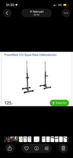 PowerMark 310 Squat Rack Haltersteunen, Ophalen, Gebruikt, Benen, Overige typen