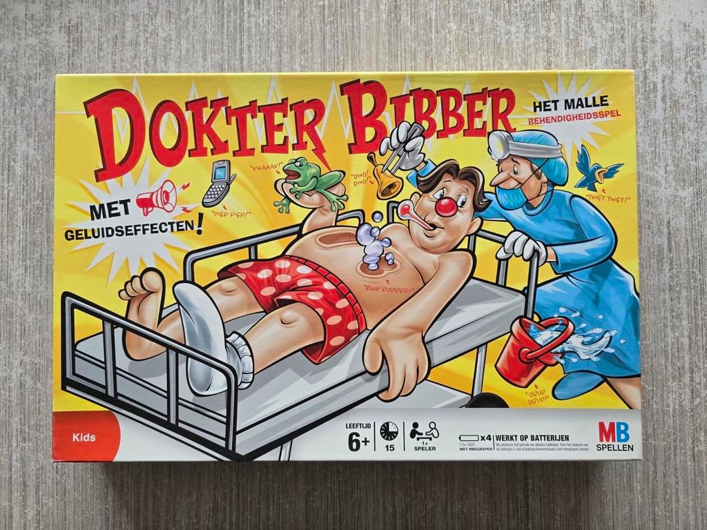 Dokter Bibber - Het Malle Behendigheidsspel, Ophalen of Verzenden, Zo goed als nieuw, Jongen of Meisje