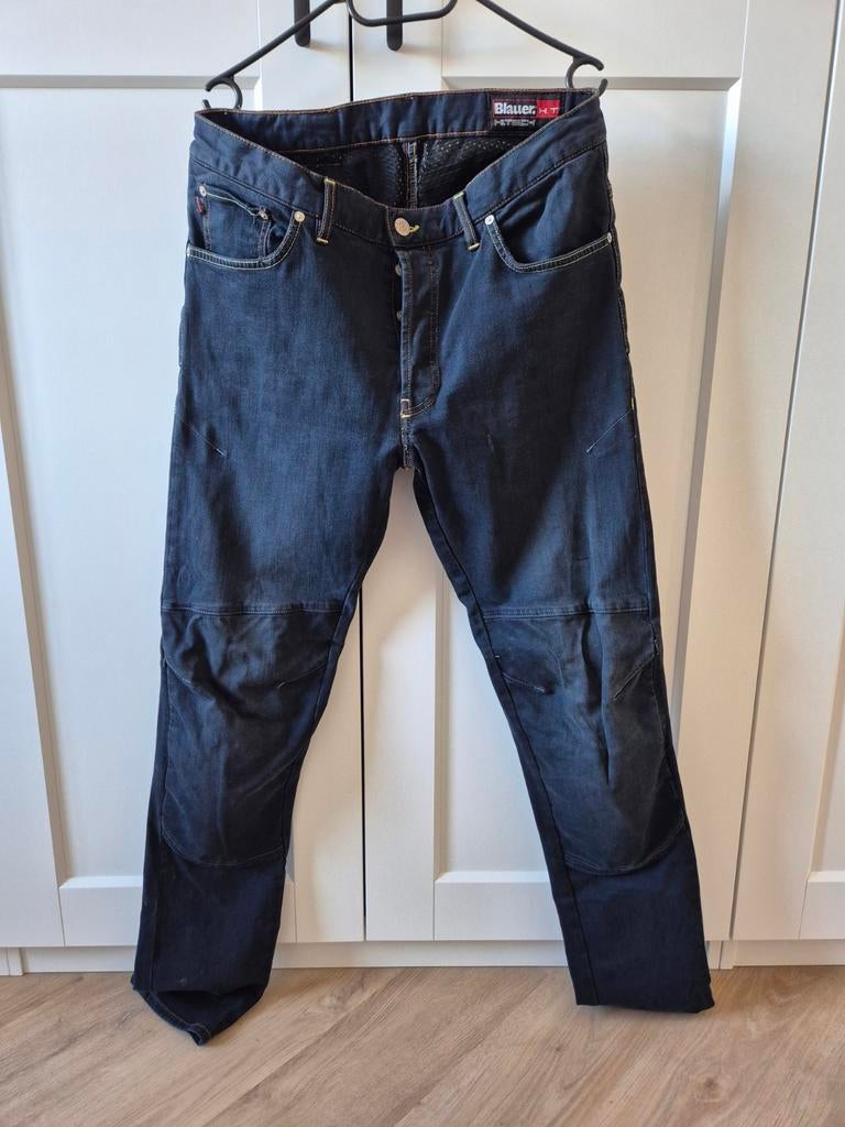 Blauer H.T motor spijkerbroek, Motoren, Kleding | Motorkleding, Ophalen of Verzenden, Tweedehands, Broek | textiel