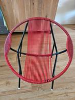 Unieke rode vintage spaghetti stoel, Ophalen
