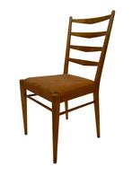 Set Van 4 Vintage Stoelen Cees Braakman Pastoe St09 50'S, Ophalen, Cees Braakman, Bruin, Cees Braakman