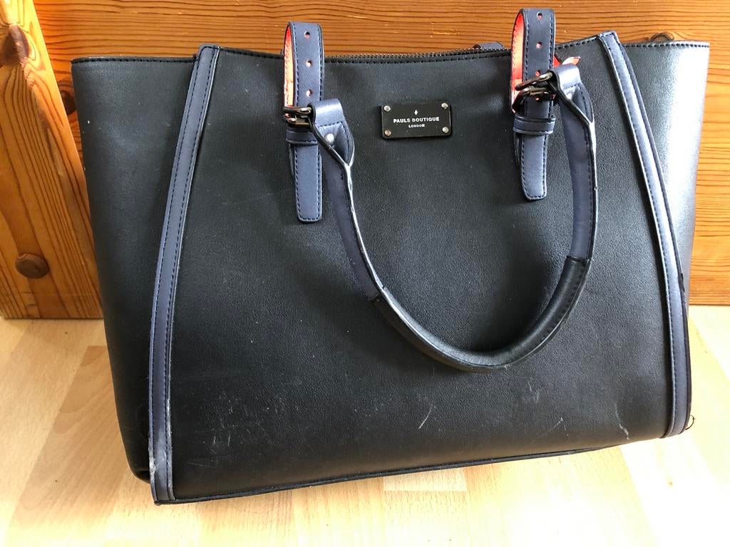 Damestas Pauls Boutique, Sieraden, Tassen en Uiterlijk, Tassen | Damestassen, Ophalen, Gebruikt, Blauw, Handtas