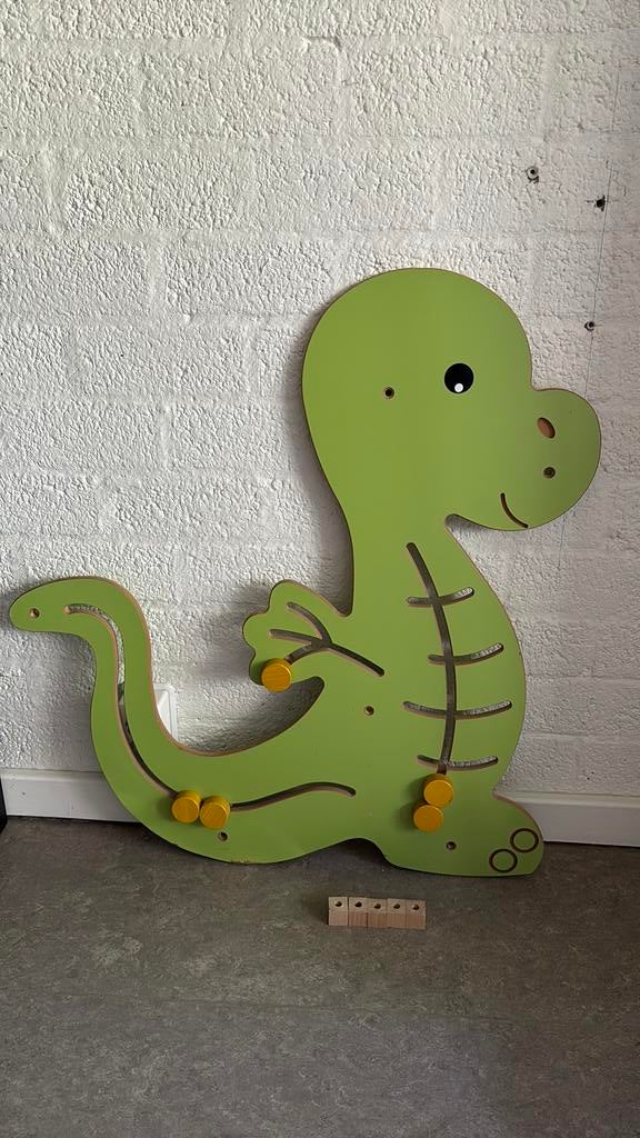 Leuke speelgoed dino voor op de muur, Ophalen, Gebruikt, Wanddecoratie