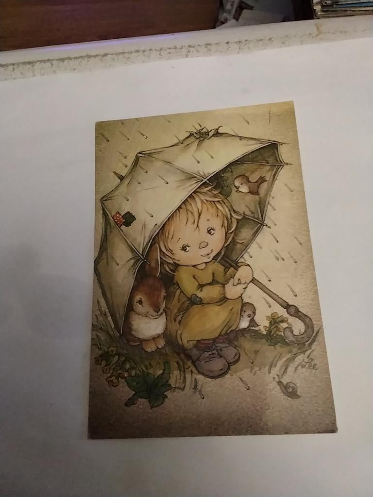 LEE / MET KONIJNTJE  EN VOGEL IN DE REGEN, Ophalen of Verzenden, 1980 tot heden