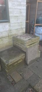 Gratis Tuintegels 60x60x6cm ongeveer 28 tegels 10m², Tuin en Terras, Ophalen, Gebruikt, 5 tot 10 m², Beton