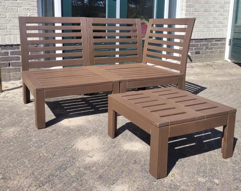 Ikea Applaro tuinset loungeset inclusief tafeltje, Ophalen, Gebruikt