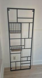 Wandrek metaal zwart 150x55, Ophalen, Zo goed als nieuw, Overige typen