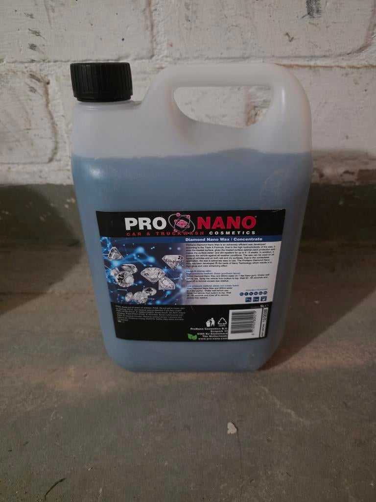 ProNano Diamond Nano Wax Concentraat 5L - Auto & Truck Wash, Ophalen of Verzenden