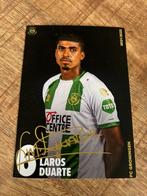 Laros Duarte - FC Groningen Spelerskaart, Ophalen of Verzenden, Zo goed als nieuw, Overige binnenlandse clubs, Spelerskaart
