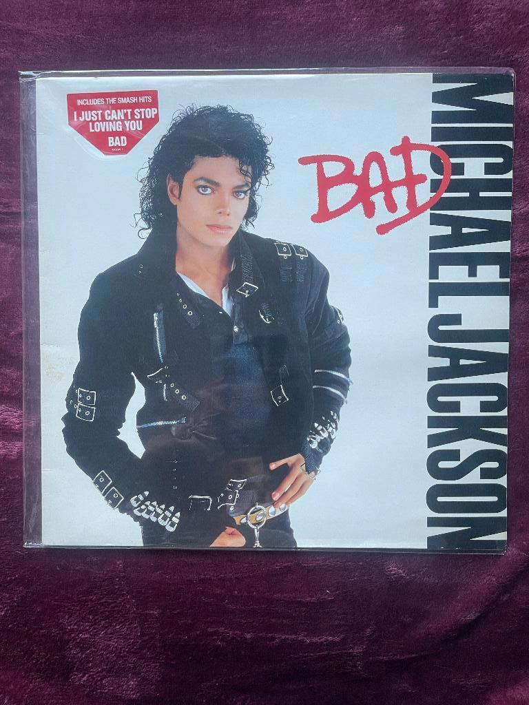 Michael Jackson Bad, Cd's en Dvd's, Vinyl | Pop, Ophalen of Verzenden, 1980 - 1989, Gebruikt, Overige formaten