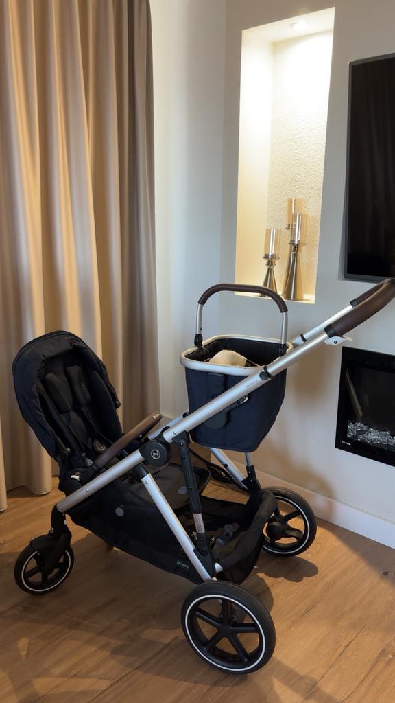 Cybex Gazelle Duo Kinderwagen + Maxi-Cosi + Accessoires, Kinderen en Baby's, Kinderwagens en Combinaties, Duowagen, Zo goed als nieuw