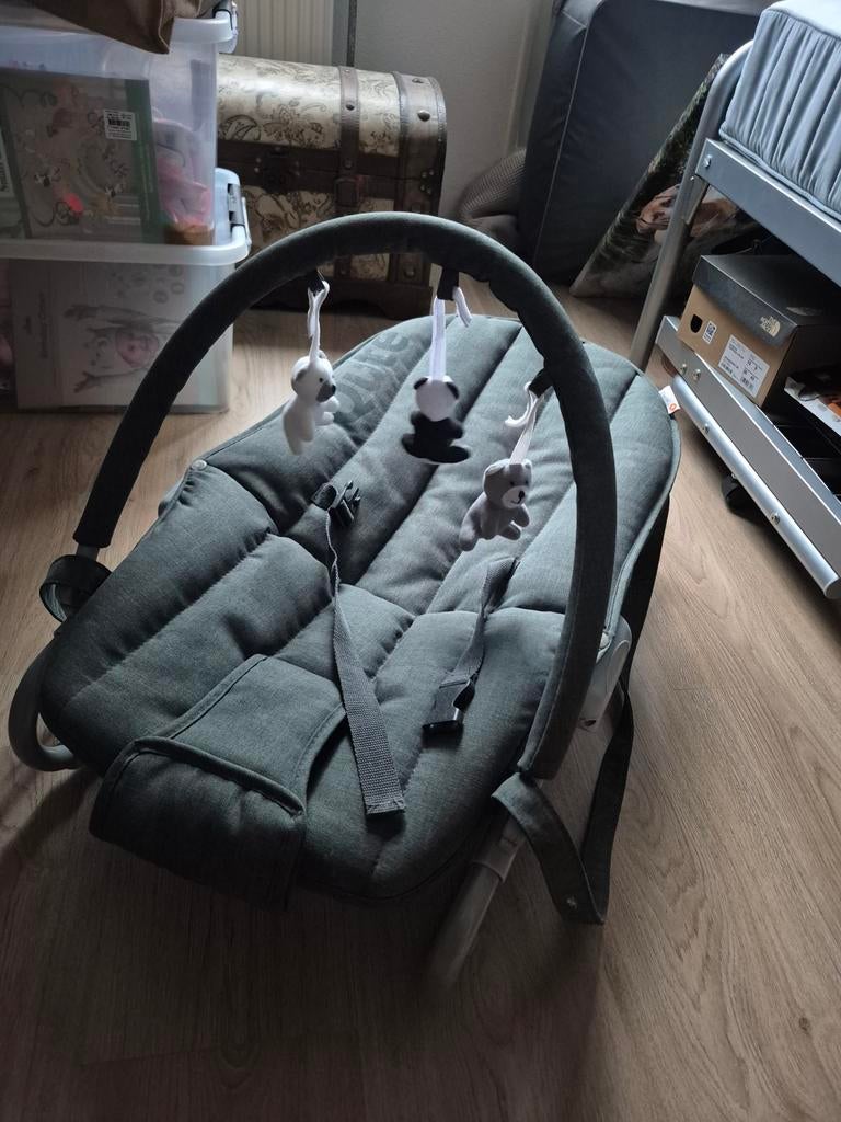 Wippertje met beertjes (Babydump), Kinderen en Baby's, Wipstoeltjes, Gebruikt, Verstelbaar, Wipstoel, Ophalen