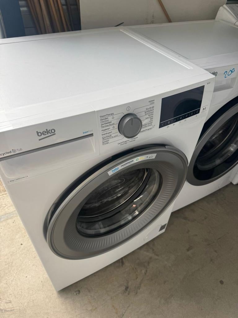 Beko Wasmachine 9 kg schoon garantie bezorging!, 1200 tot 1600 toeren, 8 tot 10 kg, Ophalen of Verzenden, Zo goed als nieuw