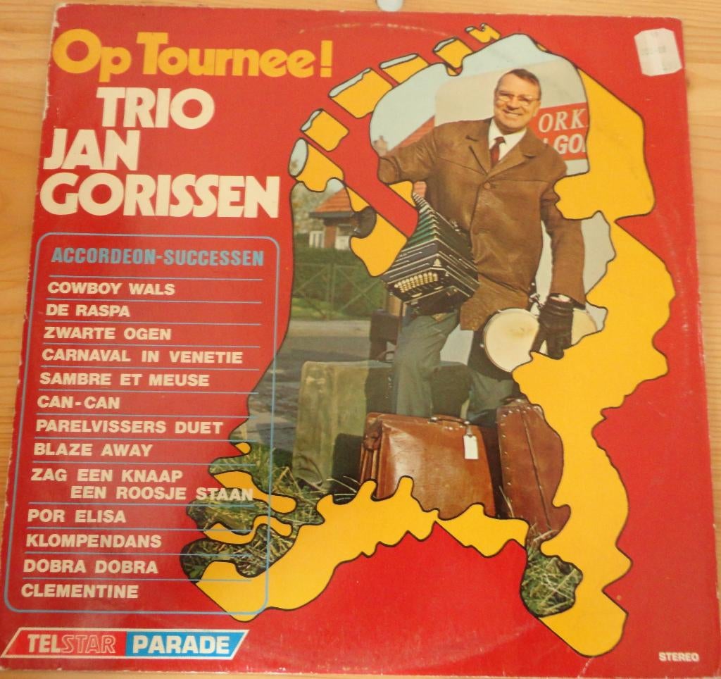 Jan Gorissen- op tournee (LP), Ophalen of Verzenden, Gebruikt, 12 inch, Levenslied of Smartlap