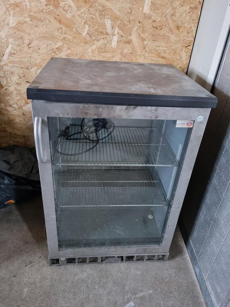 Gamko Glasdeur Koelkast 2009, 200 liter of meer, 60 cm of meer, Zonder vriesvak, Gebruikt