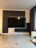 Vida XL Wandmeubel TV-meubel - Zwart Hout, Ophalen, 100 tot 150 cm, Nieuw, Minder dan 100 cm