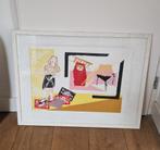 mooie oude zeefdruk Dancing the Lambeth Walk 1982, Ophalen