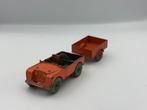 Dinky Toys Land Rover 27d/340 + Trailer 27m/341, Hobby en Vrije tijd, Modelauto's | 1:43, Ophalen of Verzenden, Zo goed als nieuw