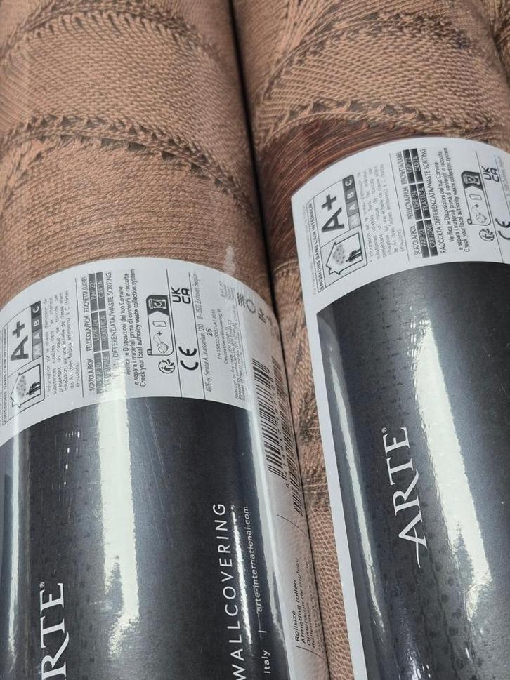 2 rol ARTe Manila behang 64502 voor 270,00, Huis en Inrichting, Stoffering | Behang, 75 m² of meer, Verzenden