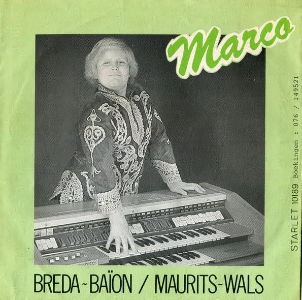 Vinylsingle marco gezocht, Cd's en Dvd's, Vinyl | Nederlandstalig, Ophalen of Verzenden, Zo goed als nieuw, Overige formaten, Levenslied of Smartlap