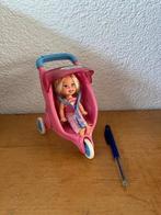 Mini Baby Born wandelwagentje met Shelly popje erin, Ophalen of Verzenden, Zo goed als nieuw, Babypop