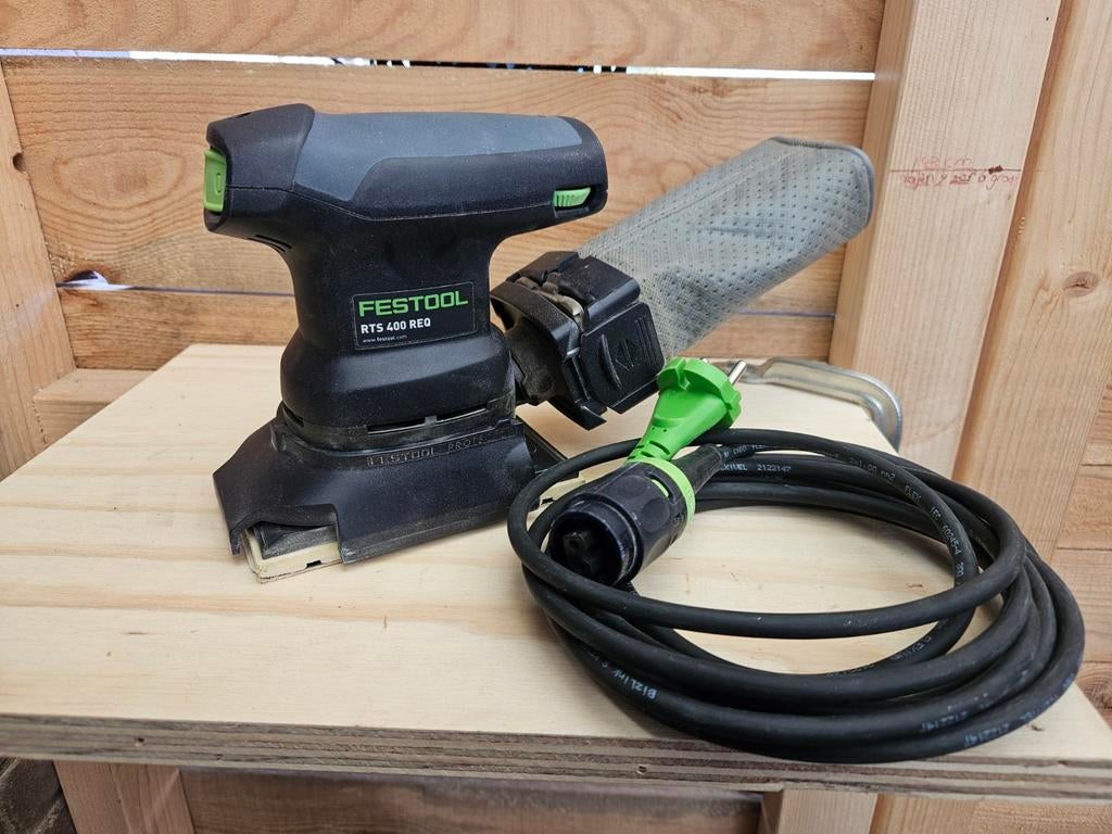 Festool RTS 400 REQ schuurmachine, Doe-het-zelf en Verbouw, Ophalen of Verzenden, Zo goed als nieuw, Minder dan 600 watt, Vlakschuurmachine