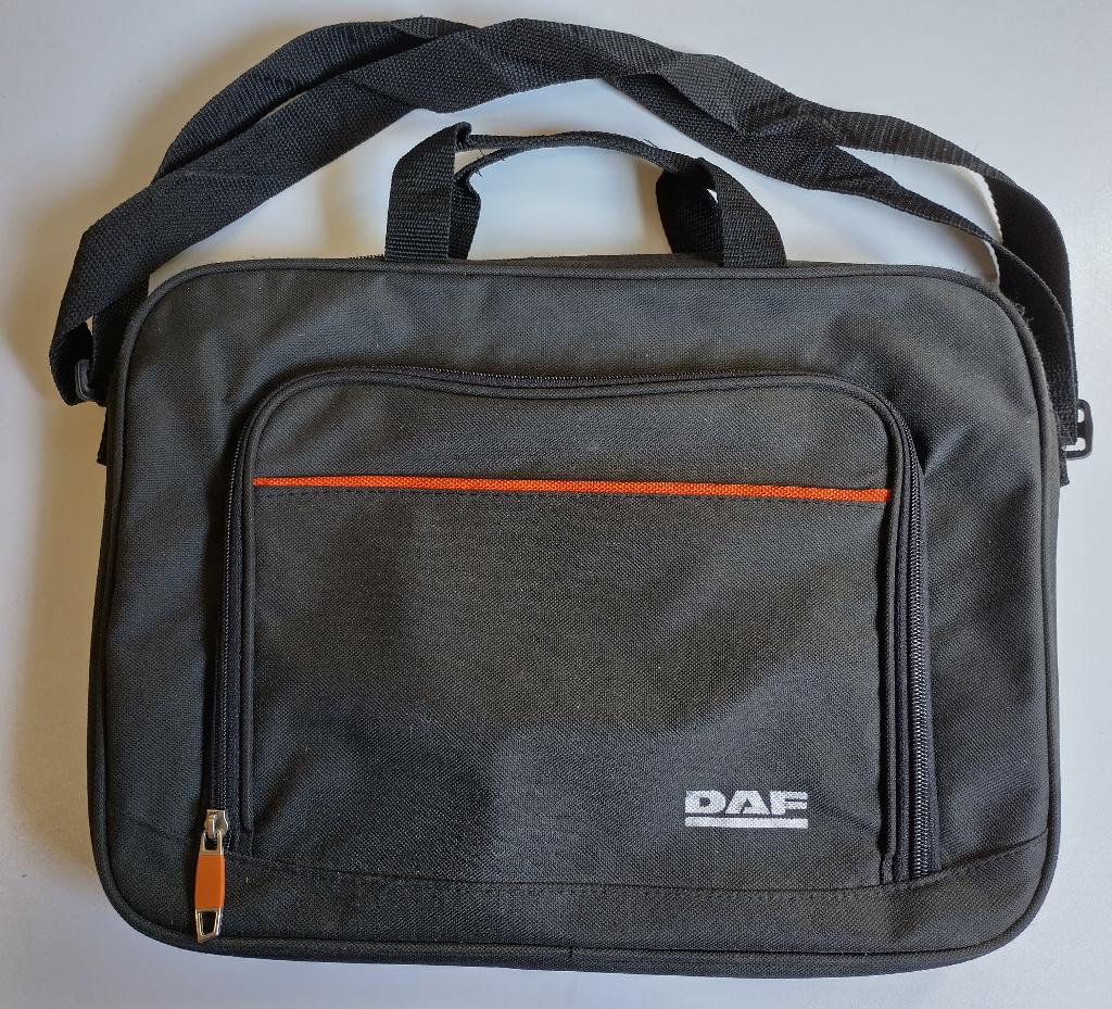 DAF laptoptas (retro) catalog. nr. 10267 - 38cm x 28cm x 4cm, Sieraden, Tassen en Uiterlijk, Minder dan 30 cm, Zwart, Aktetas of Boekentas