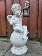 Groot beeld engel op bol 70 cm hoog, 8 kilo, Verzamelen, Beelden en Beeldjes, Ophalen, Zo goed als nieuw, Mens