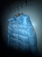 Moncler Donsjas Lichtblauw Maat M (Oversie oversized), Ophalen of Verzenden, Gedragen, Maat 38/40 (M), Blauw