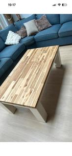 Robuuste Pronto Lizzano Salontafel - Houten Blad, Huis en Inrichting, Tafels | Salontafels, Ophalen, Gebruikt, 100 tot 150 cm