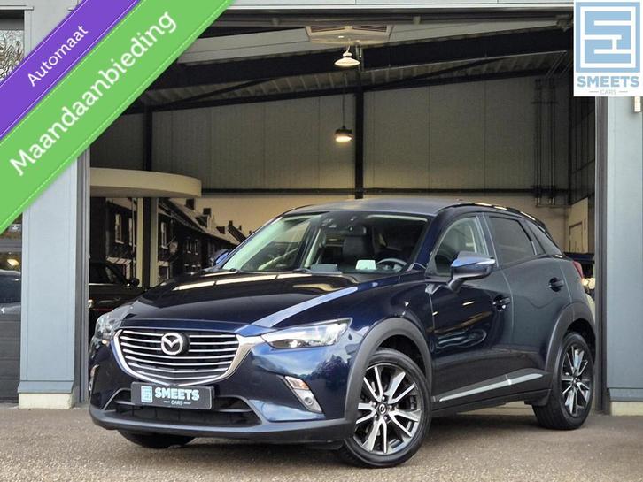 Mazda CX-3 2.0 SkyActiv-G 120 GT-M Automaat |H.Leer|Navi|Cam, Auto's, Mazda, Bedrijf, Te koop, CX-3, ABS, Achteruitrijcamera, Airbags