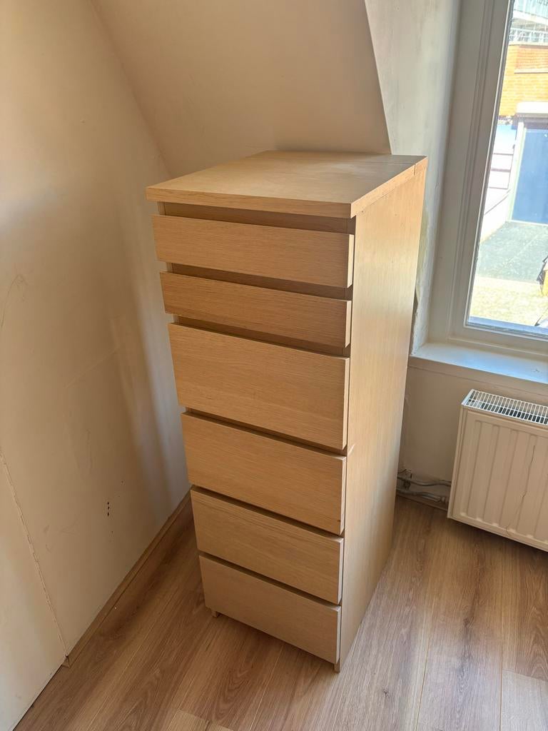 IKEA MALM Ladekast met spiegel, Huis en Inrichting, Ophalen of Verzenden, Gebruikt