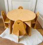 Ronde tafel Apollo, 4 stoeltjes peuter Van Dijk peuterstoel, Ophalen, Zo goed als nieuw, Tafel(s) en Stoel(en)