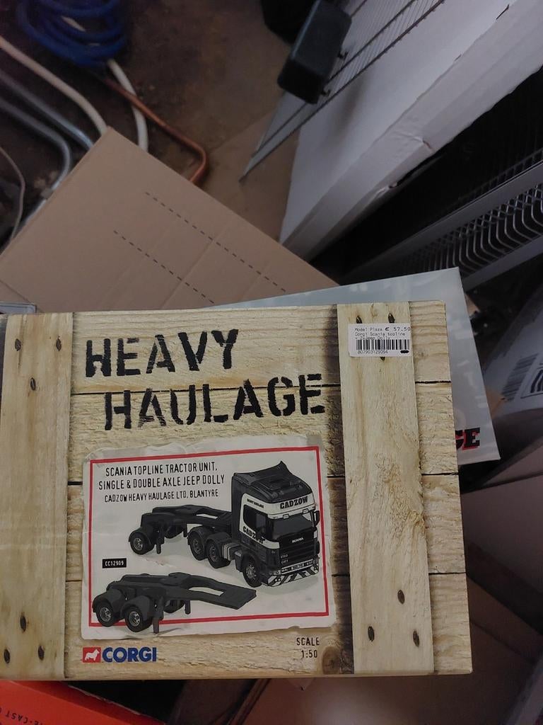 Corgi Scania Topline Tractor Unit Heavy Haulage 1:50, Ophalen of Verzenden