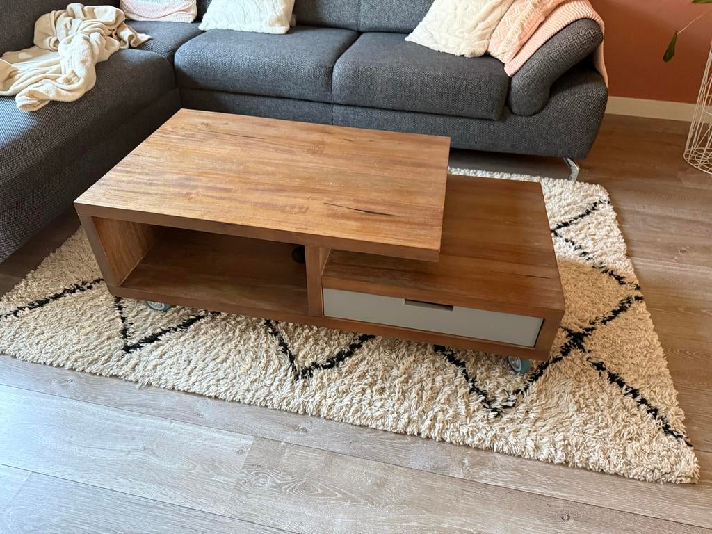 H&H Henders en Hazel Salontafel - Zo goed als nieuw, Huis en Inrichting, Ophalen, 100 tot 150 cm, 50 tot 100 cm, Zo goed als nieuw