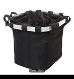 Zwarte fietsmand met trekkoord, Fietsen en Brommers, Fietsaccessoires | Fietsmanden, Ophalen of Verzenden