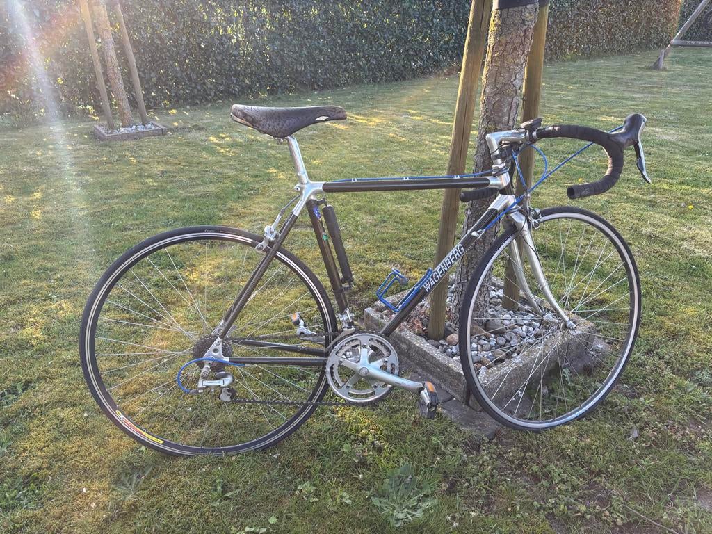 Wagenberg racefiets - Klassiek model, Fietsen en Brommers, Fietsen | Racefietsen, 28 inch, Gebruikt, Carbon, 10 tot 15 versnellingen